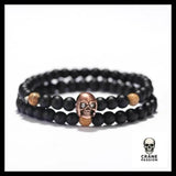 Bracelet Crâne Maudit (Perles) - Crâne Passion