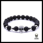 Bracelet Crâne Or (Perles) - Crâne Passion