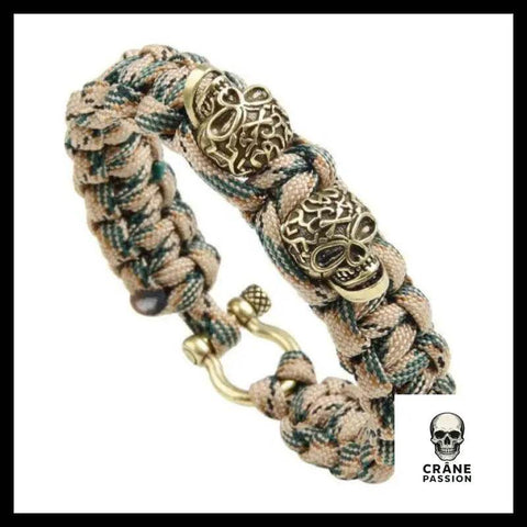 Bracelet Crâne (Paracorde) - Crâne Passion