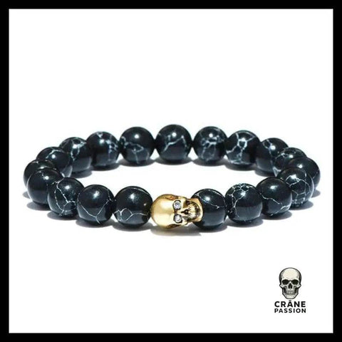 Bracelet Crâne (Perles) - Crâne Passion