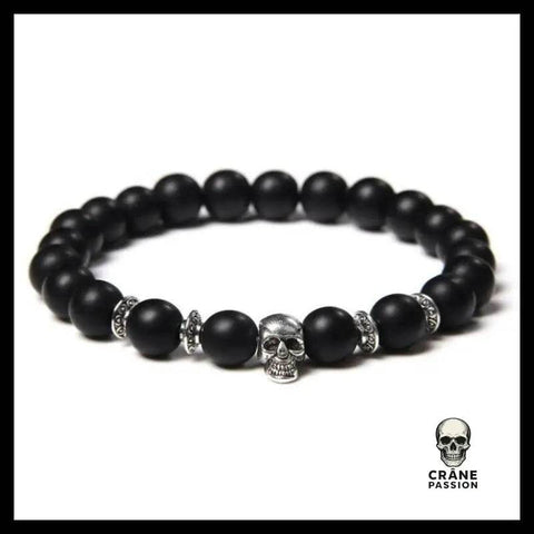 Bracelet Crâne Punk (Perles) - Crâne Passion