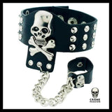 Bracelet Gothique Homme (Cuir) - Crâne Passion