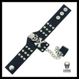 Bracelet Gothique Homme (Cuir) - Crâne Passion