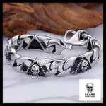 Bracelet Homme Maudit (Acier) - Crâne Passion