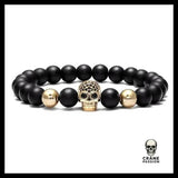 Bracelet Homme Tête de Mort (Perles) - Crâne Passion