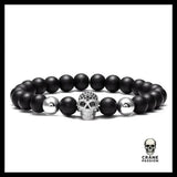 Bracelet Homme Tête de Mort (Perles) - Crâne Passion