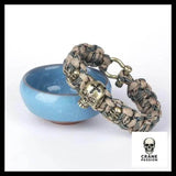 Bracelet Templier Homme (Paracorde) - Crâne Passion