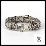 Bracelet Templier Homme (Paracorde) - Crâne Passion