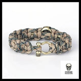 Bracelet Templier Homme (Paracorde) - Crâne Passion