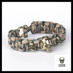 Bracelet Templier Homme (Paracorde) - Crâne Passion