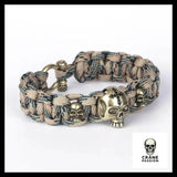 Bracelet Templier Homme (Paracorde) - Crâne Passion