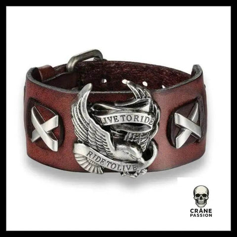 Bracelet Tête de Mort Aigle - Crâne Passion