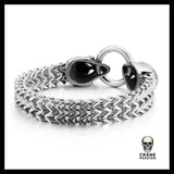 Bracelet Tête de Mort âmes Damnées - Crâne Passion