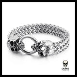 Bracelet Tête de Mort âmes Damnées - Crâne Passion