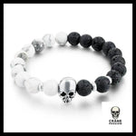Bracelet Tête de Mort Anatomique - Crâne Passion