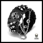 Bracelet Tête de Mort Biker - Crâne Passion