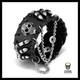 Bracelet Tête de Mort Biker - Crâne Passion