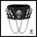 Bracelet Tête de Mort Biker - Crâne Passion