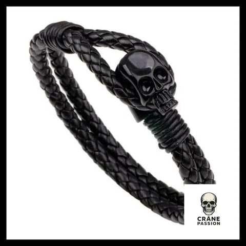 Bracelet Tête de Mort Brillant - Crâne Passion