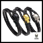 Bracelet Tête de Mort Brillant - Crâne Passion