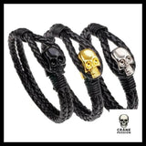 Bracelet Tête de Mort Brillant - Crâne Passion