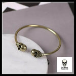 Bracelet Tête de Mort Bronze - Crâne Passion