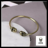 Bracelet Tête de Mort Bronze - Crâne Passion