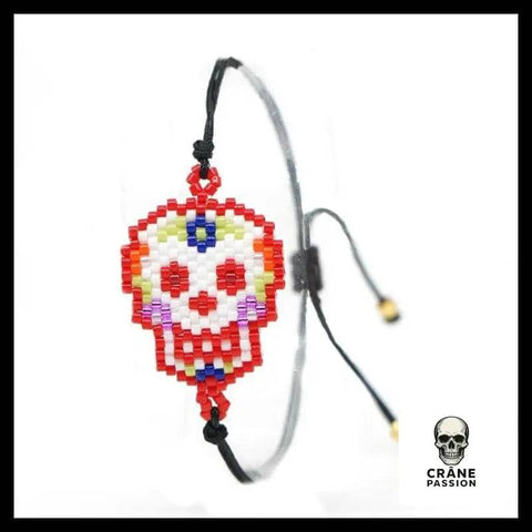 Bracelet Tête de Mort Caricature - Crâne Passion