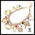 Bracelet Tête de Mort Citrouille - Crâne Passion