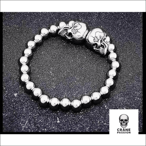 Bracelet Tête de Mort Crâne Anatomique - Crâne Passion