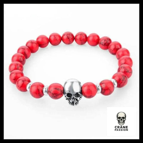 Bracelet Tête de Mort Crâne Argent - Crâne Passion