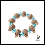 Bracelet Tête de Mort Cristal - Crâne Passion