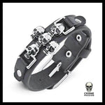 Bracelet Tête de Mort Croix - Crâne Passion