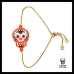 Bracelet Tête de Mort éclatante - Crâne Passion