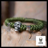 Bracelet Tête de Mort écrou en Argent - Crâne Passion