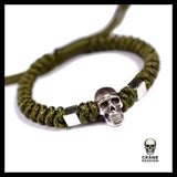Bracelet Tête de Mort écrou en Argent - Crâne Passion