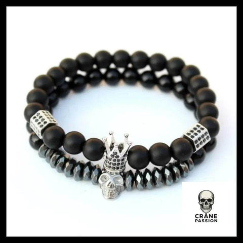 Bracelet Tête de Mort Empereur - Crâne Passion