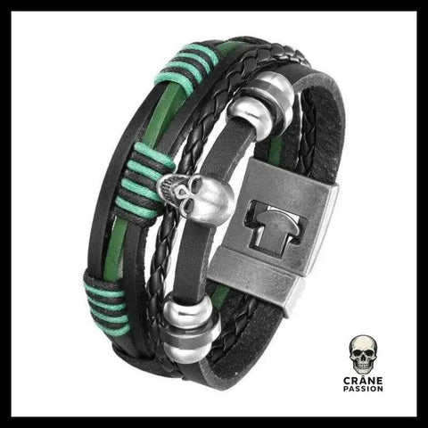 Bracelet Tête de Mort étreinte Maudite - Crâne Passion
