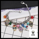 Bracelet Tête de Mort Féminine - Crâne Passion