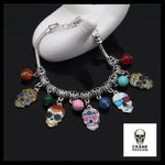 Bracelet Tête de Mort Féminine - Crâne Passion