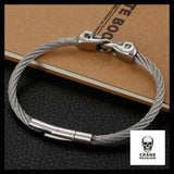 Bracelet Tête de Mort Femme (Acier) - Crâne Passion