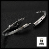 Bracelet Tête de Mort Femme (Acier) - Crâne Passion