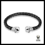 Bracelet Tête de Mort Frères Jumeaux - Crâne Passion