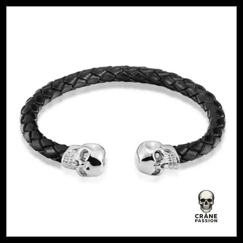 Bracelet Tête de Mort Frères Jumeaux - Crâne Passion