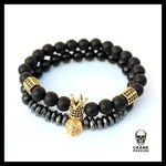 Bracelet Tête de Mort Grand Roi - Crâne Passion