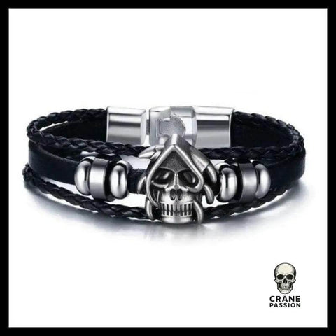 Bracelet Tête de Mort Grande Faucheuse - Crâne Passion