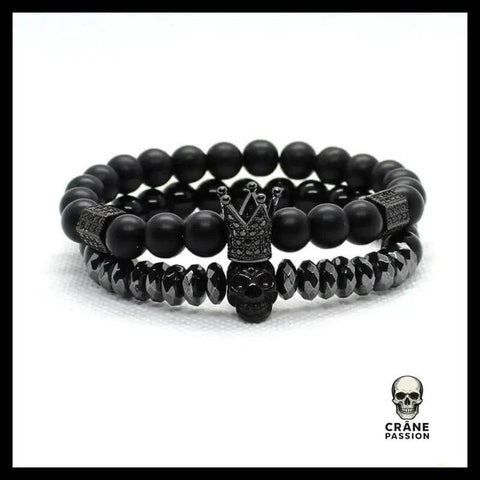 Bracelet Tête de Mort Homme Royal - Crâne Passion