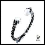 Bracelet Tête de Mort Jumeau - Crâne Passion