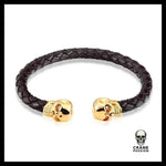 Bracelet Tête de Mort Jumeaux Défunts - Crâne Passion