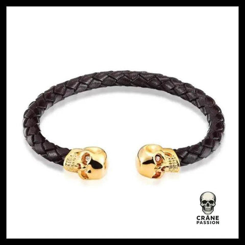 Bracelet Tête de Mort Jumeaux Défunts - Crâne Passion